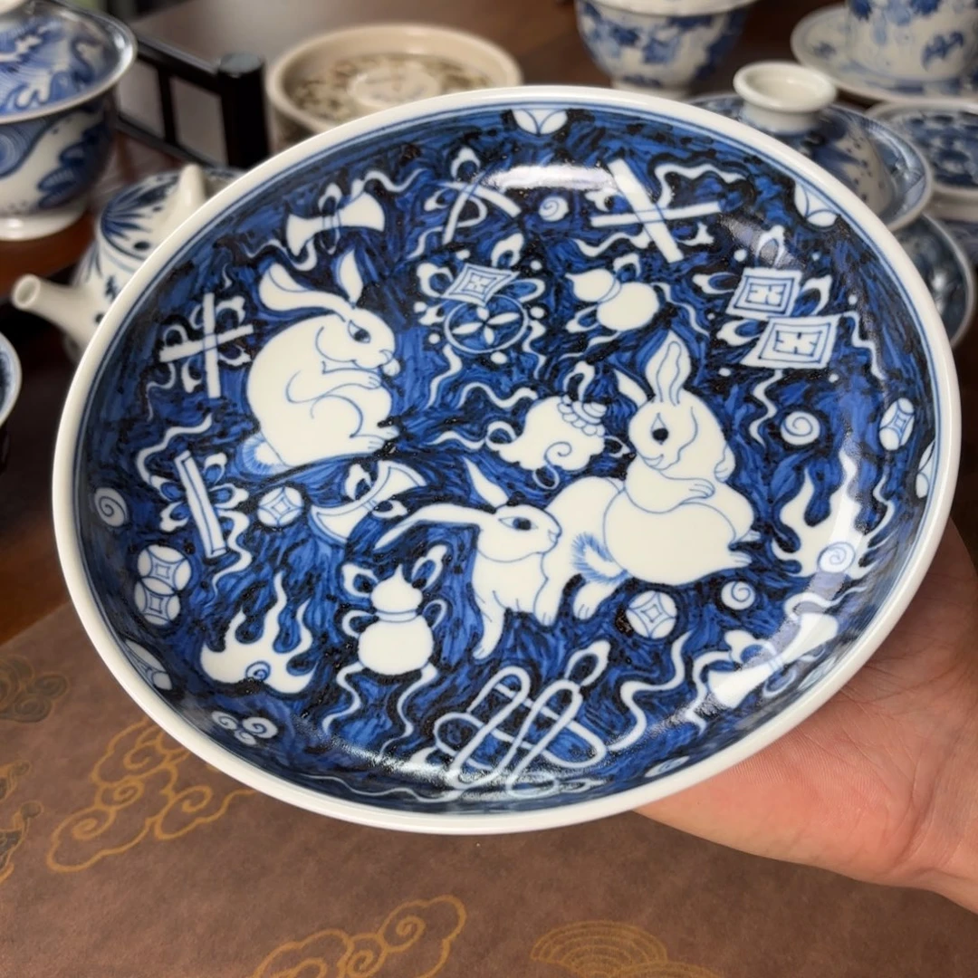 摆件景德镇手绘茶器