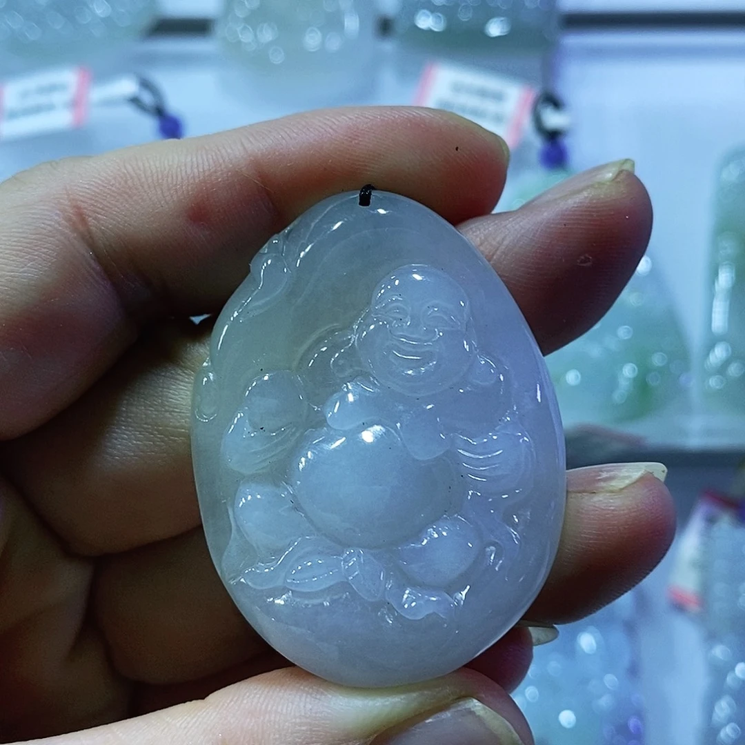 定制翡翠未镶嵌翡翠吊坠