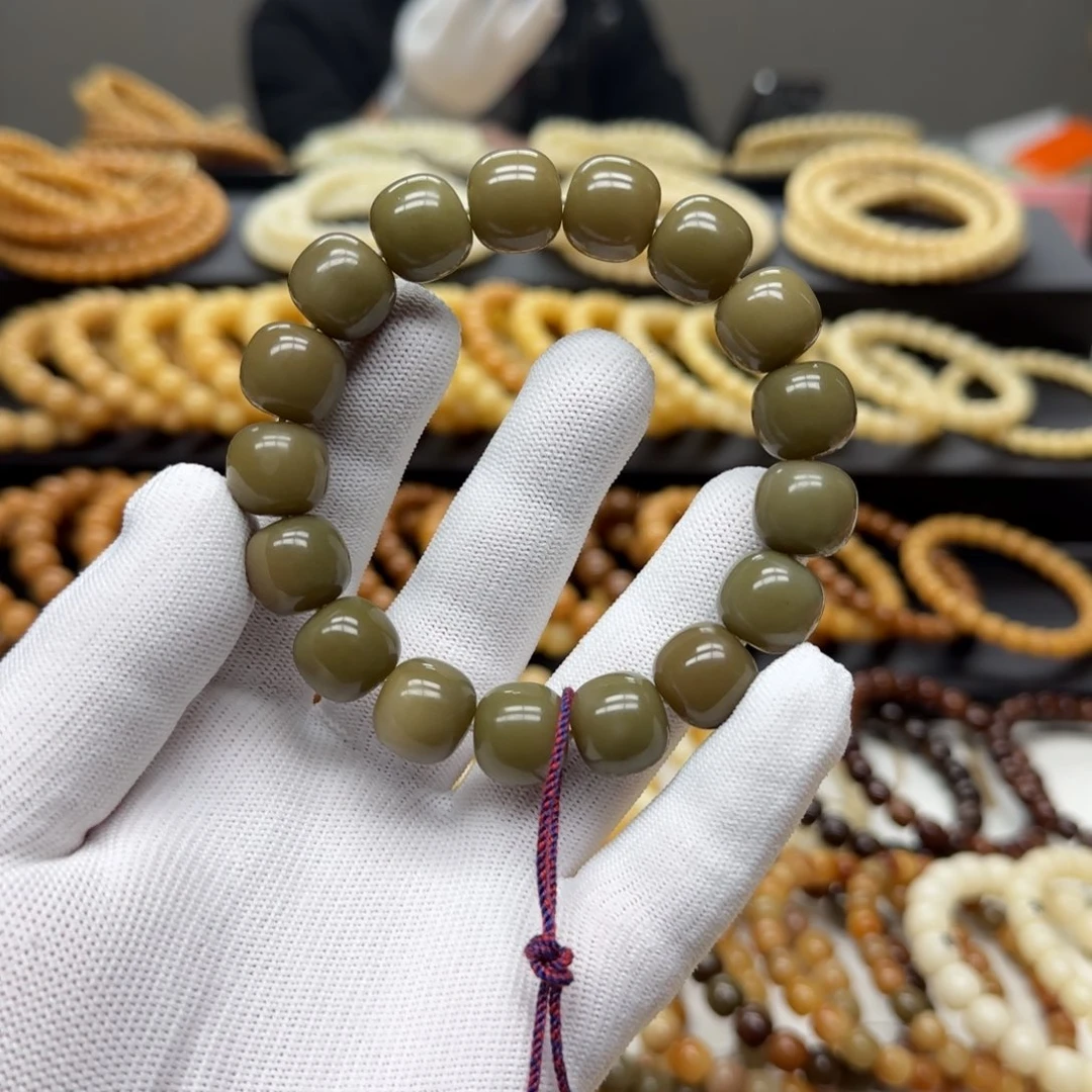 菩提根/象牙果手串13×14 5年 微瑕