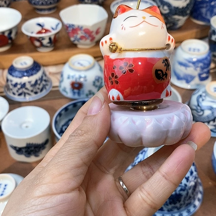 瓷片招财猫招财猫