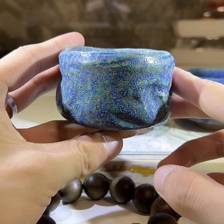 晏如堂颜色釉手捏大杯