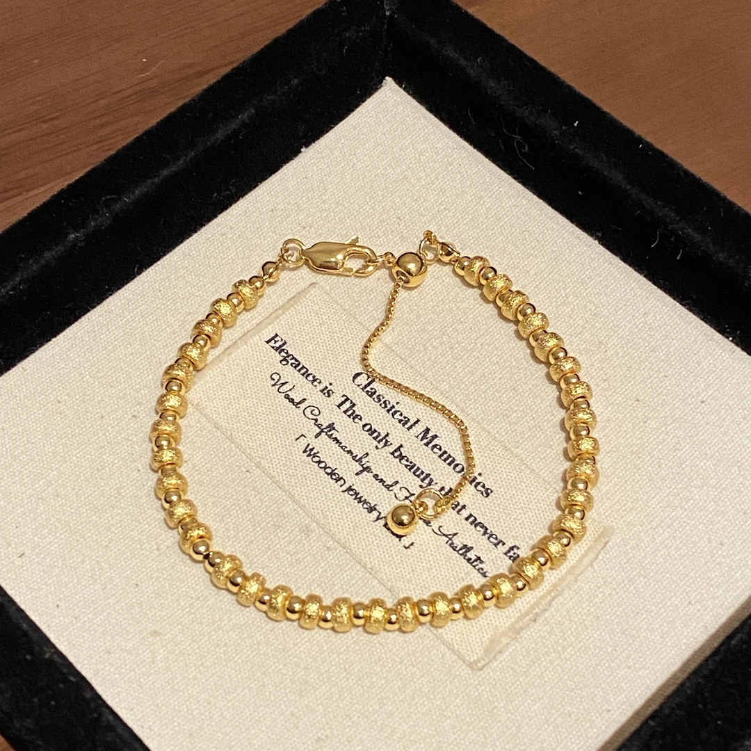 【流金岁月】简约气质高级感小众轻奢手链A4017