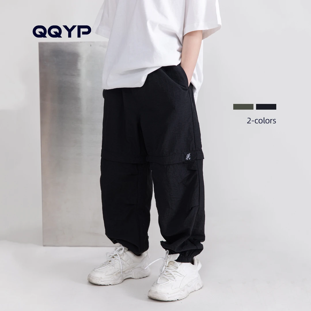 男童薄款工装裤2025春夏装新款中大童中裤儿童休闲长裤子