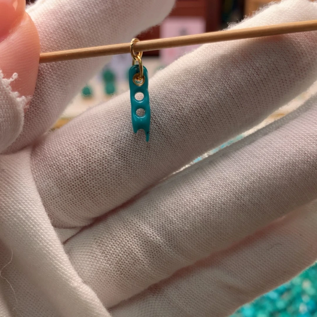 绿松石18K金镶嵌配饰