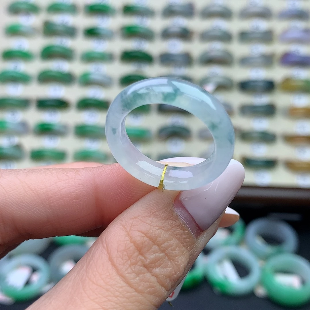 翡翠未镶嵌戒圈港15