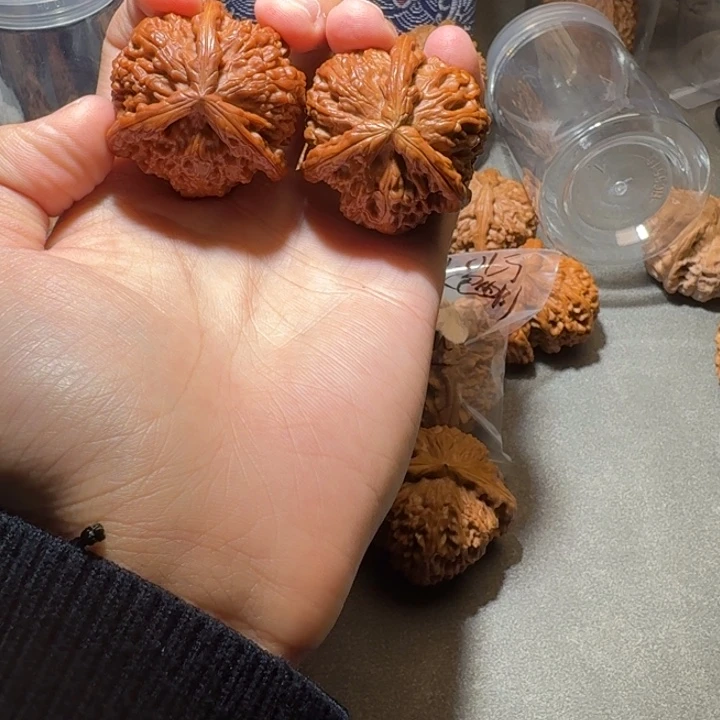 文玩核桃吊坠白狮子奔