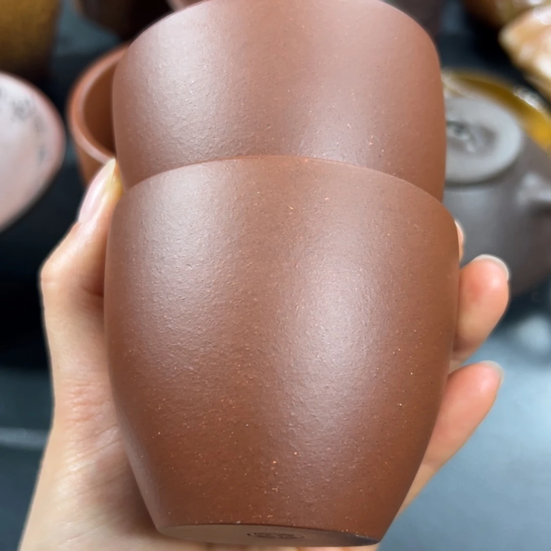 紫砂茶杯拍一发二