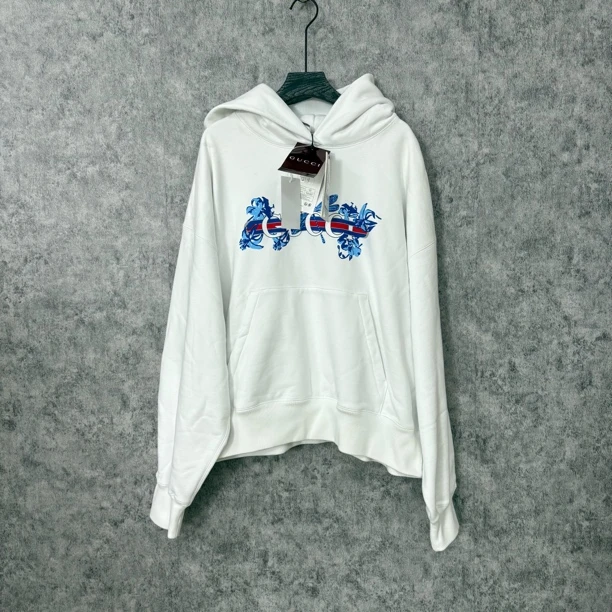 未使用 GUCCI/古驰 白色字母卫衣