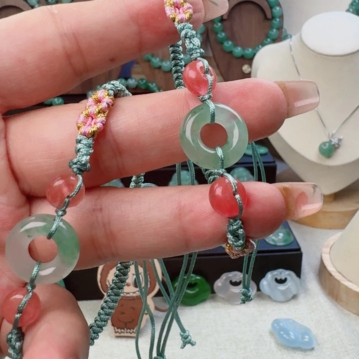 石英质玉手链未镶嵌手串