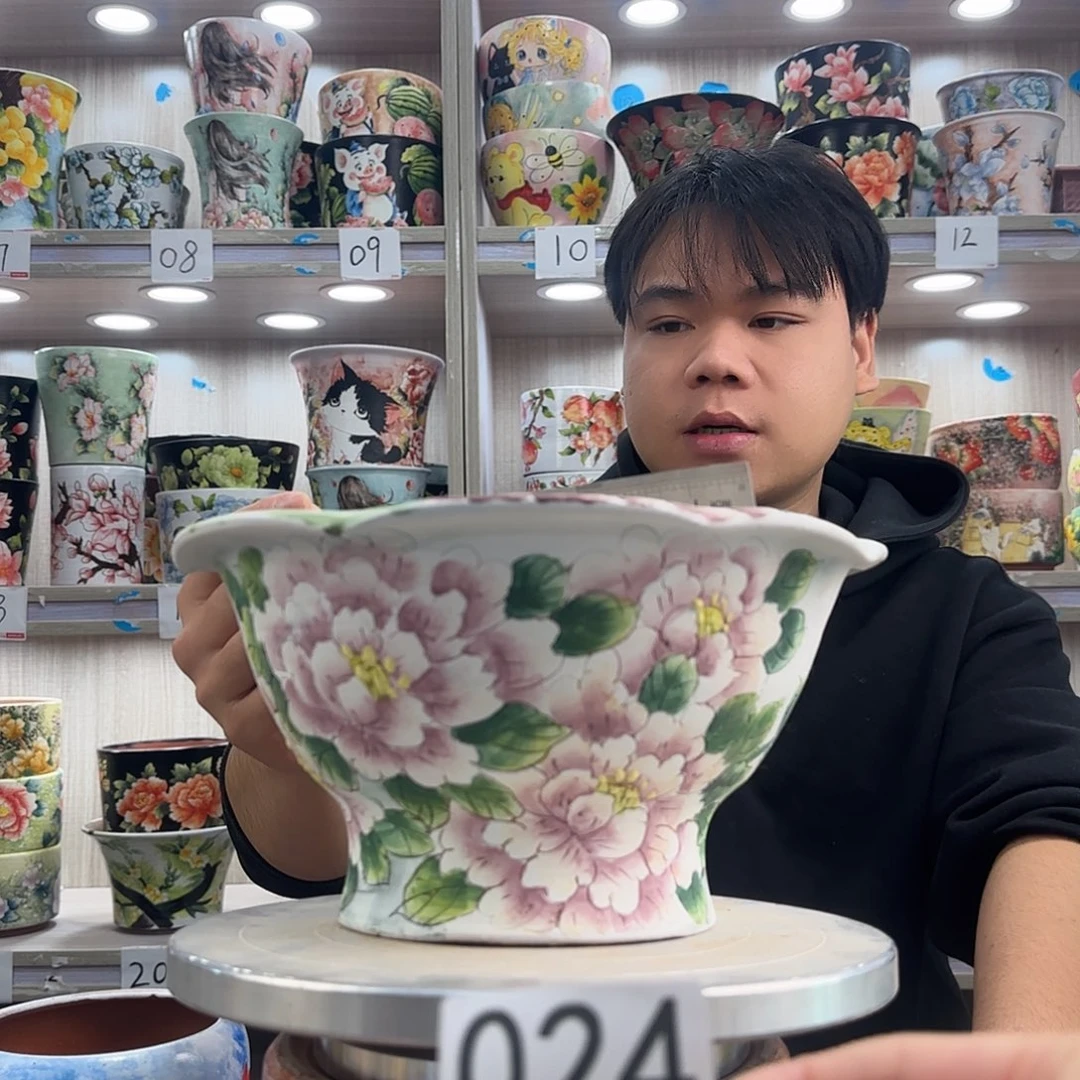 紫砂花盆瑕疵瑕疵024