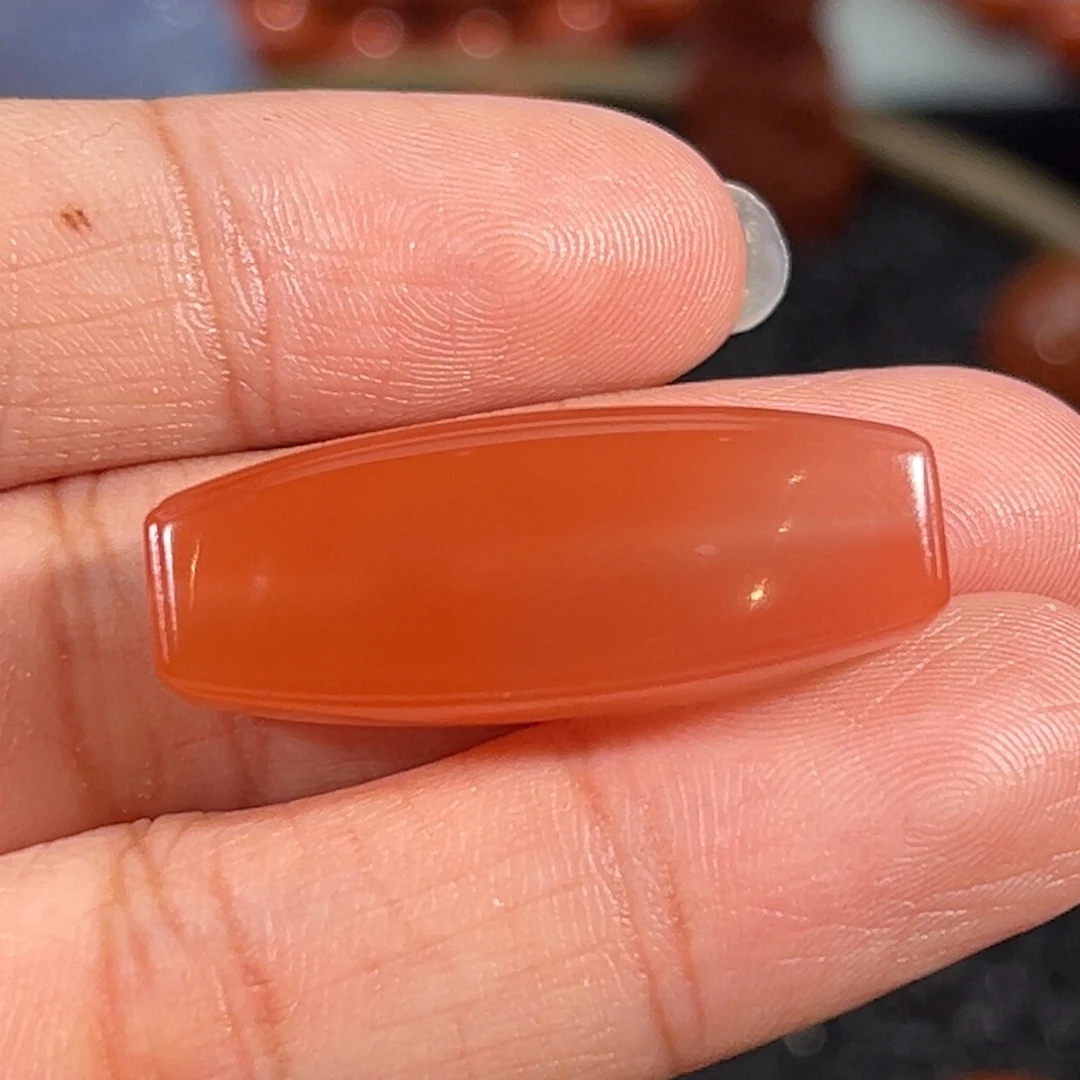 南红玛瑙未镶嵌四方勒子30*11.5*10.2mm