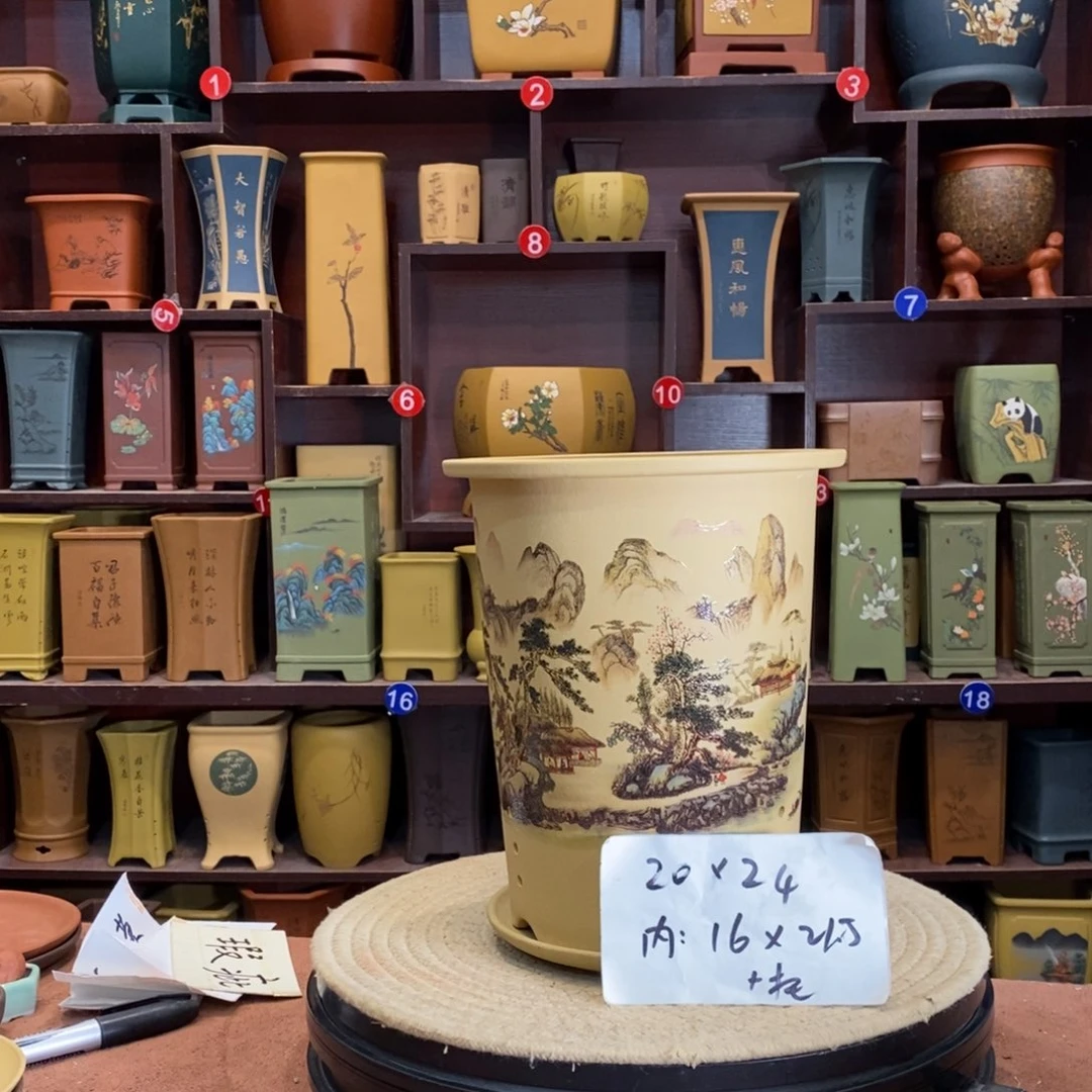 紫砂花盆紫砂花盆