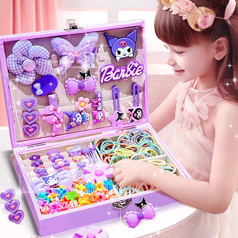 库洛米高端小女孩生日礼物5岁发饰套装礼盒6女童圣诞玩具7美乐蒂