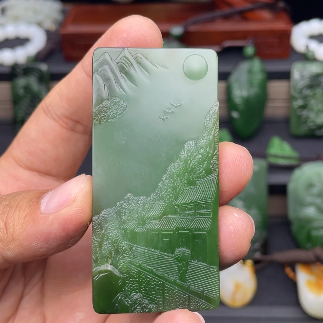 和田玉颈饰未镶嵌少*～