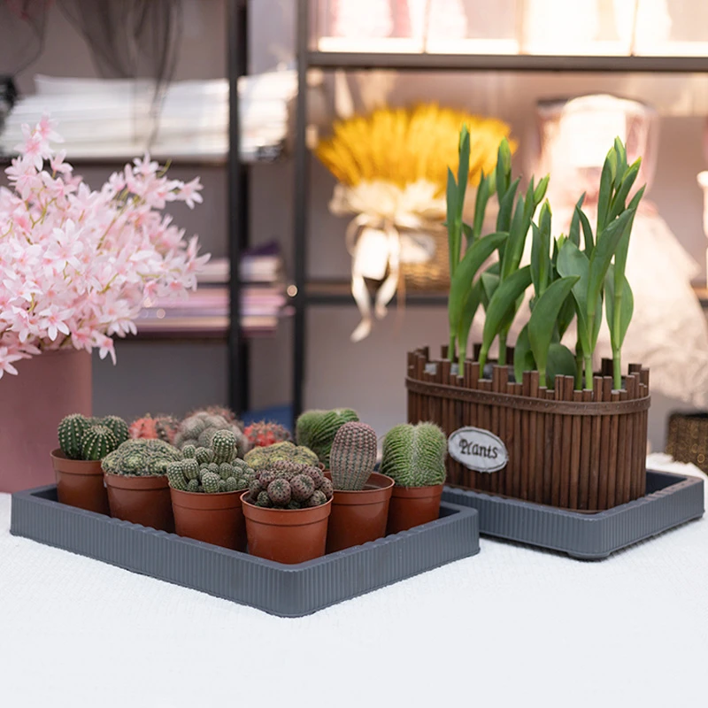 钢化移动花盘底盘托盘花盆底座加厚接水盘花盆架花盆底托盘