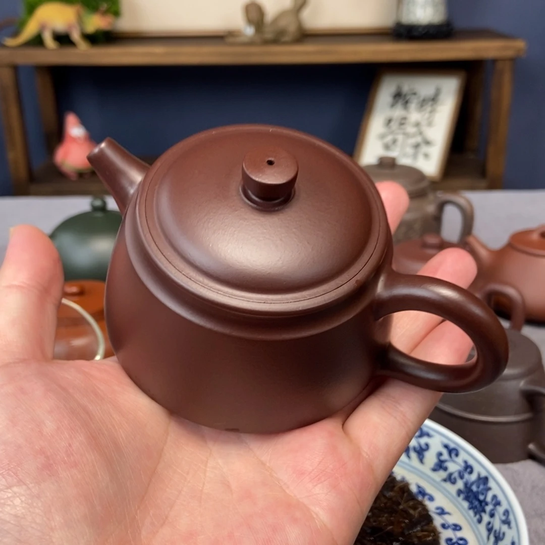 茶壶紫砂金钟紫砂壶