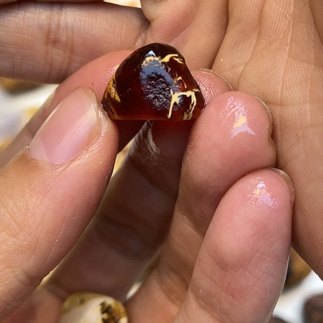 定制琥珀未镶嵌i****丶原石