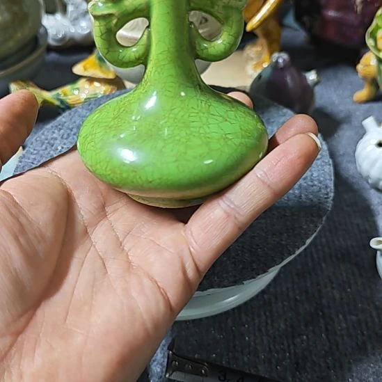 柴窑双耳瓶捡大漏