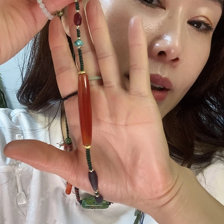 铁合金石英石手链项链手链