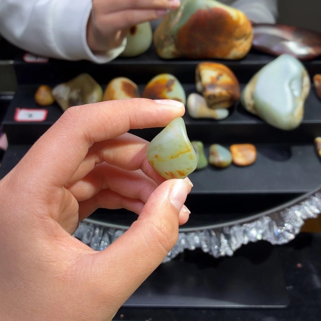 和田玉未镶嵌挂件14.7