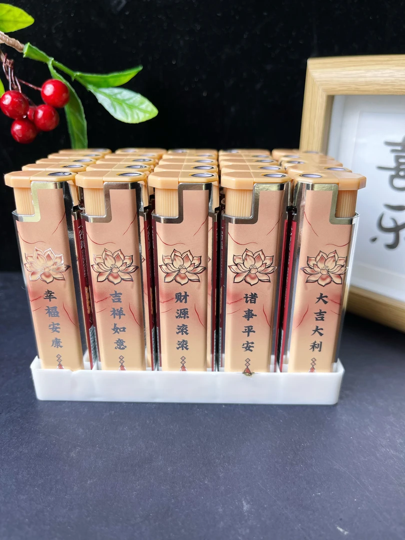 名盛A6蓝焰直冲2025新款防风打火机加厚防爆家用耐用潮流超市批发