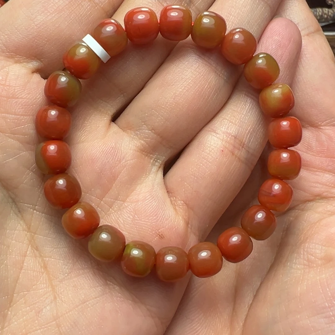 稻***记南红玛瑙未镶嵌颈饰