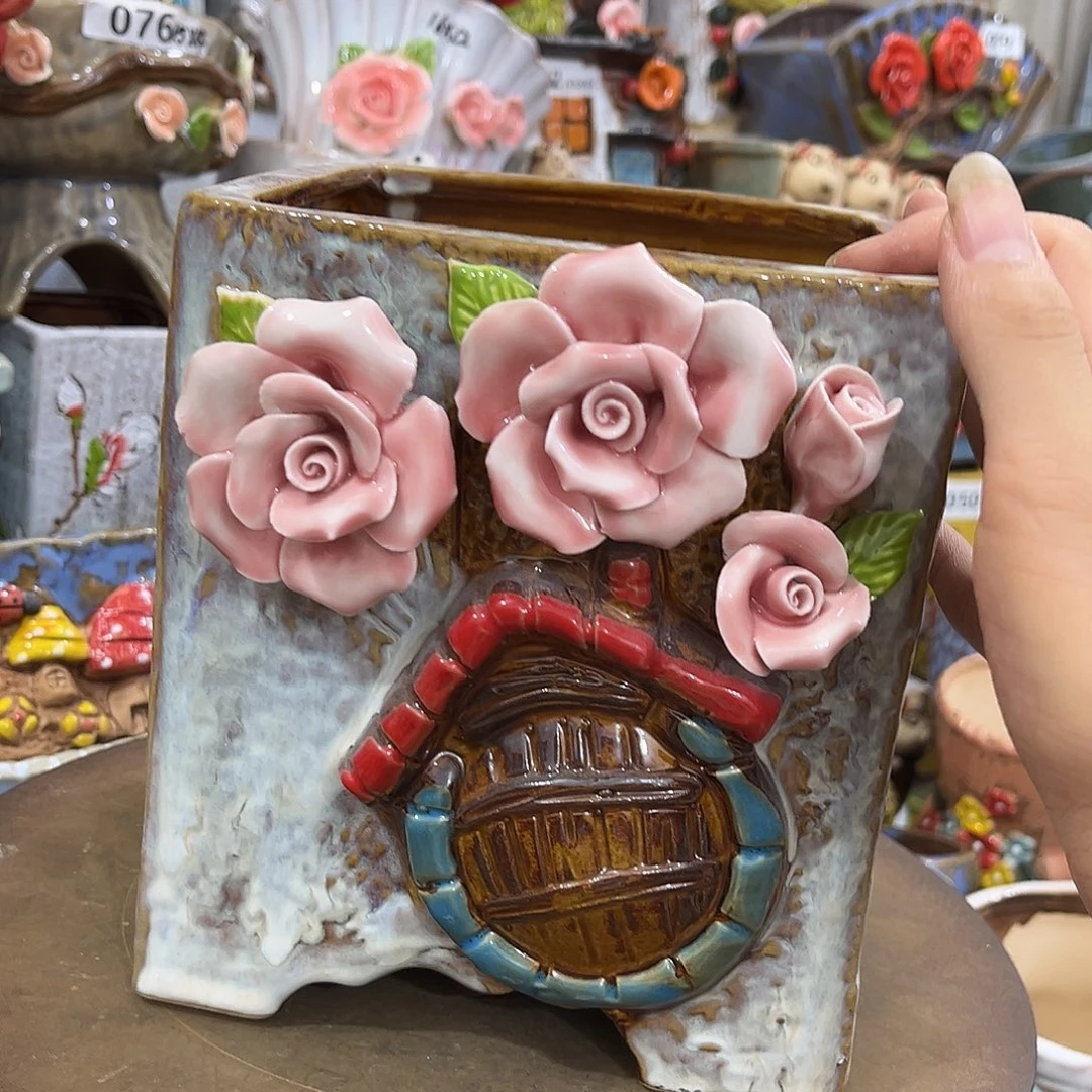 粗陶多肉花盆花盆