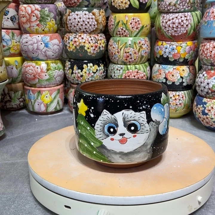 景德镇艺术手绘作品