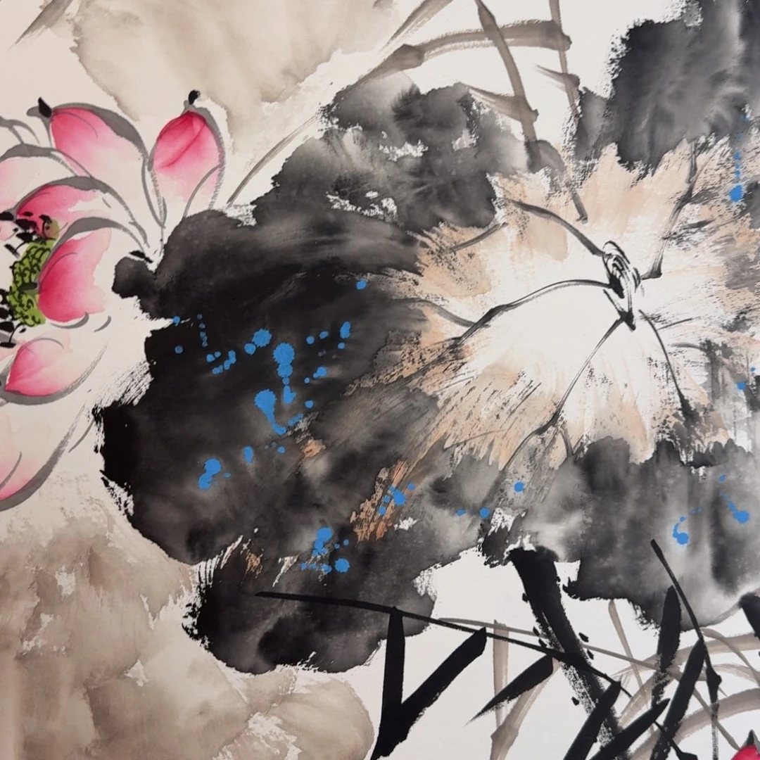 国画国画作品山水花鸟纯手绘随机发