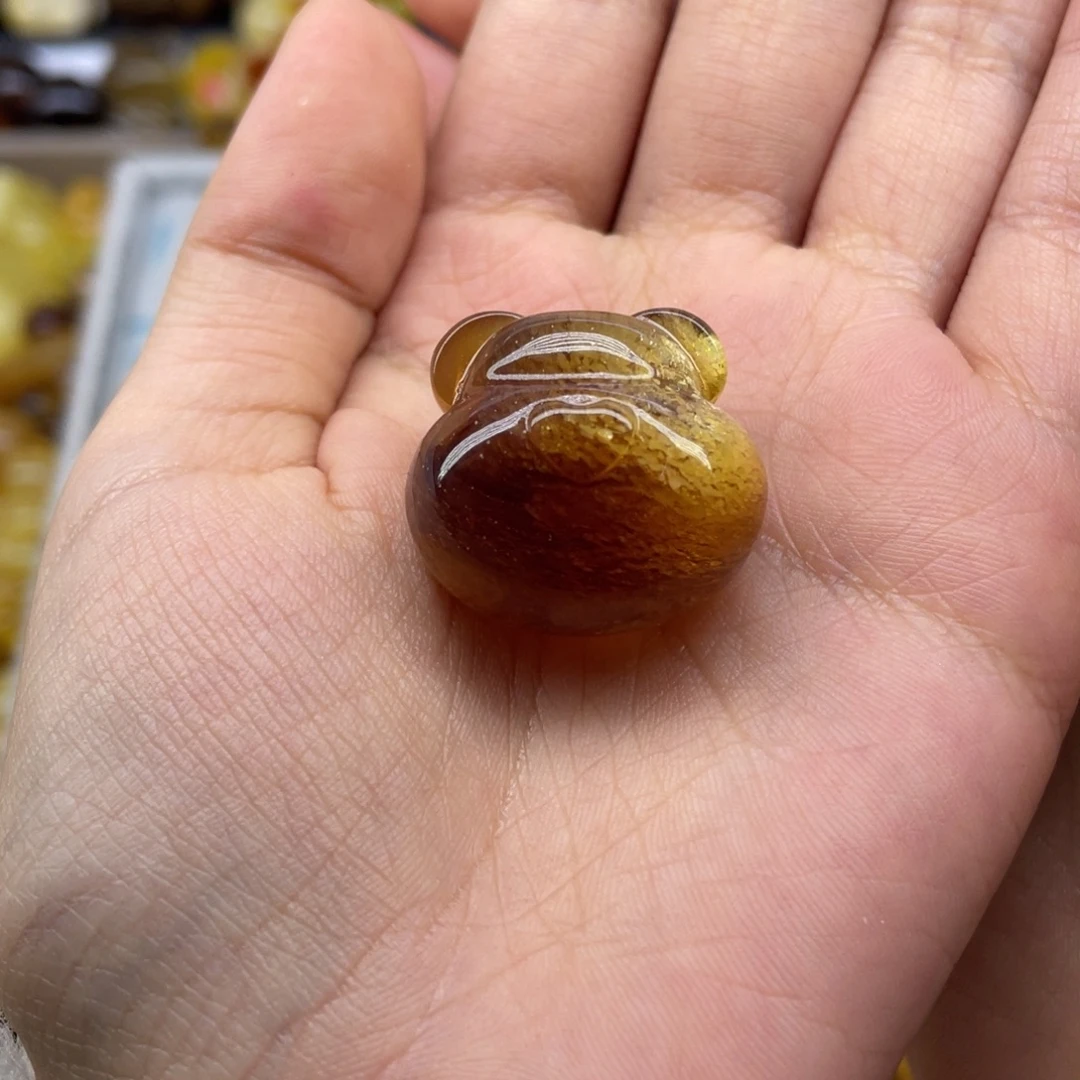 P***6琥珀未镶嵌裸石天然琥珀蜜蜡