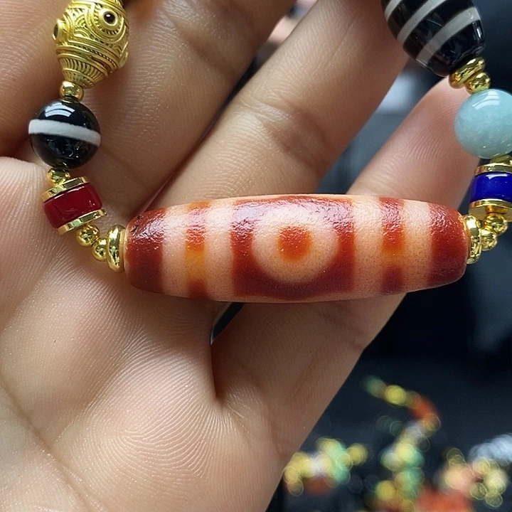 玛瑙/玉髓合金颈饰