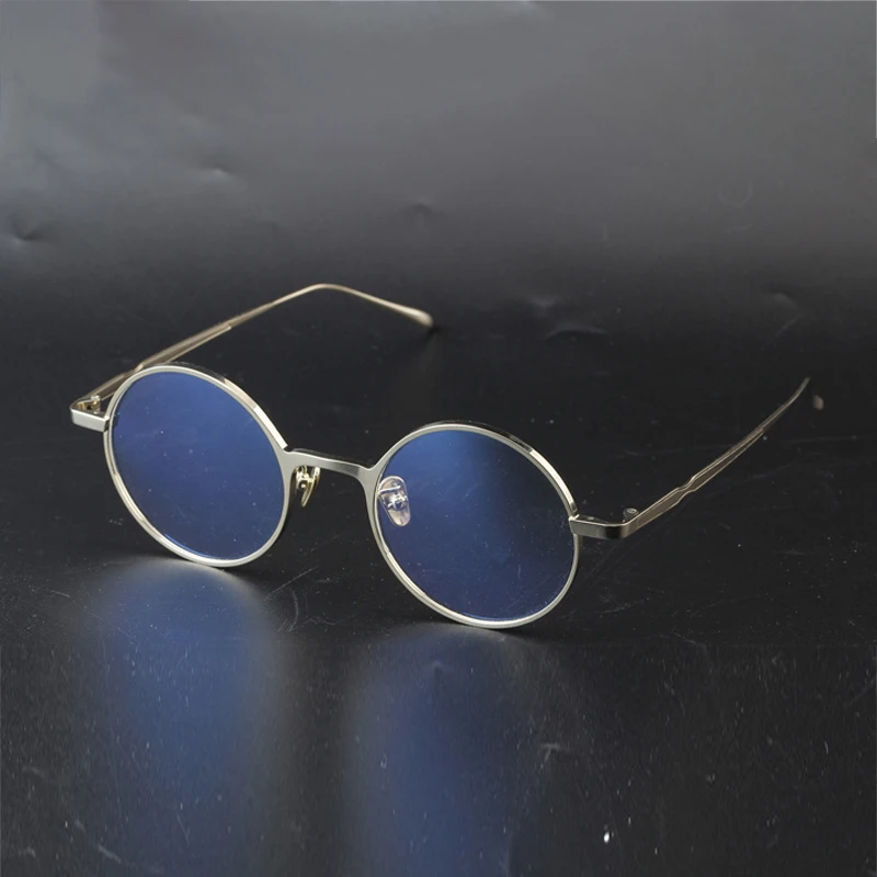 超轻纯钛眼镜架文艺圆框眼镜近视眼镜框镜架男配蓝光近视镜女6295