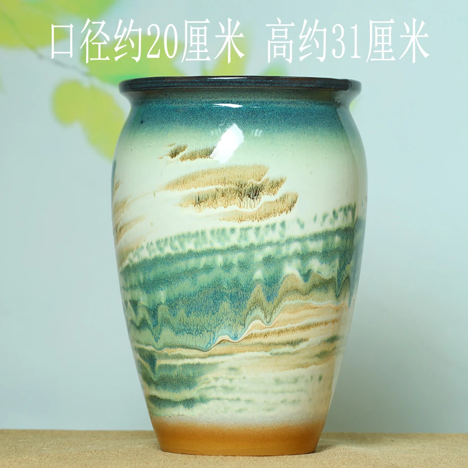 特价多肉花盆老桩法师绿植兰花粗陶简约家用绿植陶瓷有孔透气大号