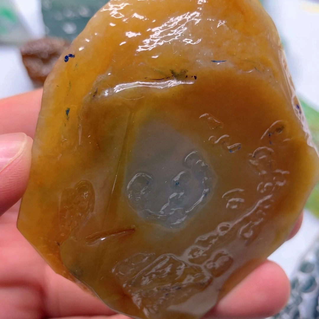 未镶嵌定制翡翠翡翠片料制作