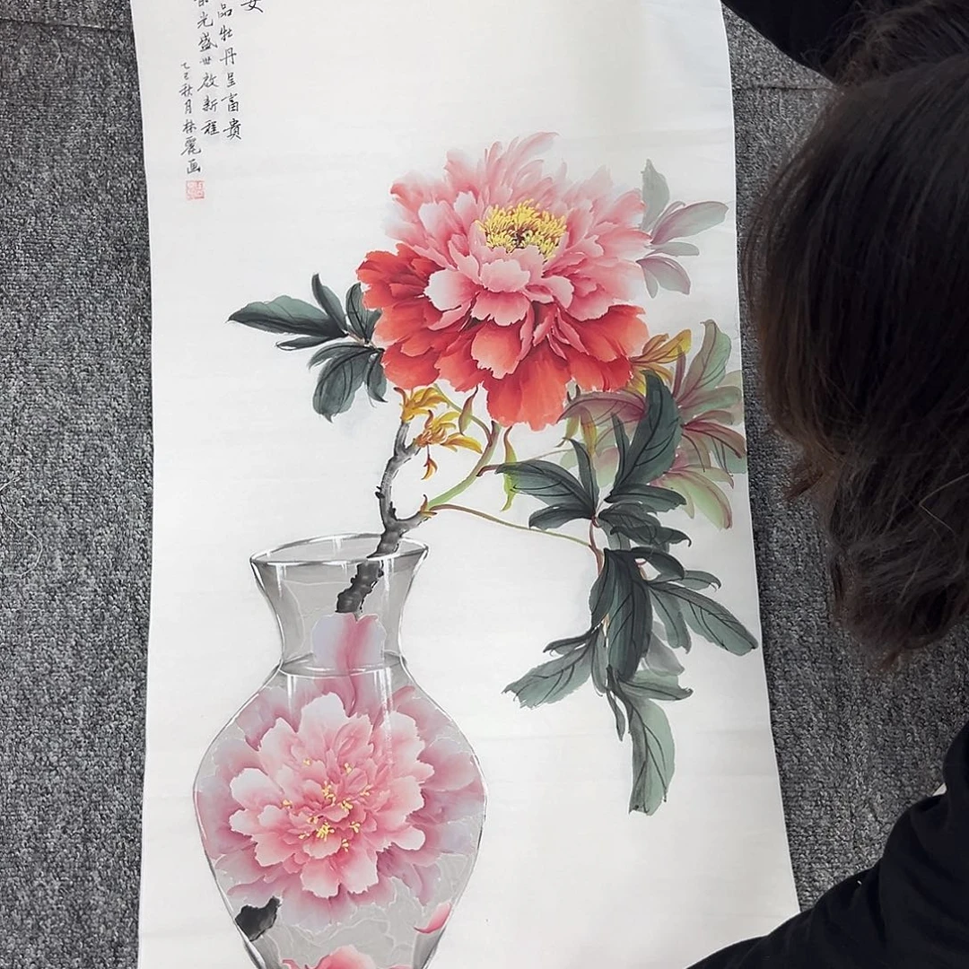 国画纯睡会字画作品欣赏