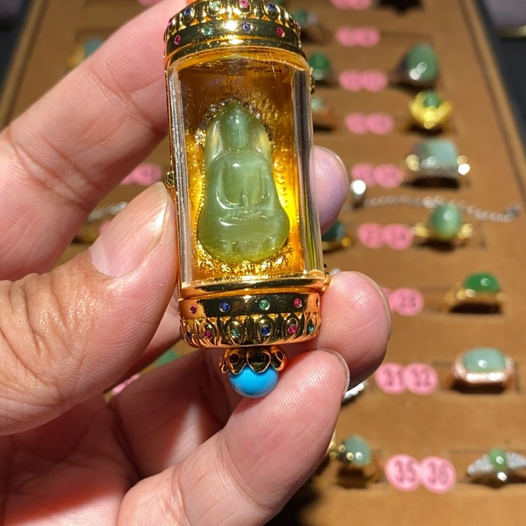 和田玉（碧玉）未镶嵌颈饰