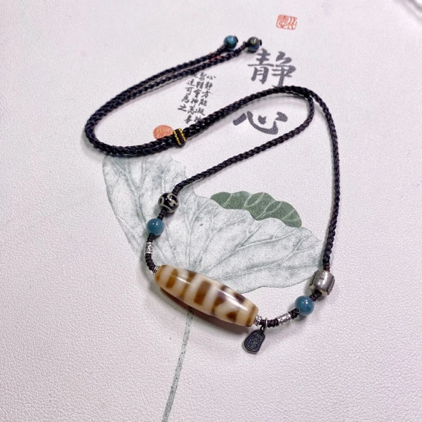 玛瑙嫩色息增怀诛锁骨链时尚个性设计简约气质项链百搭民族风颈饰