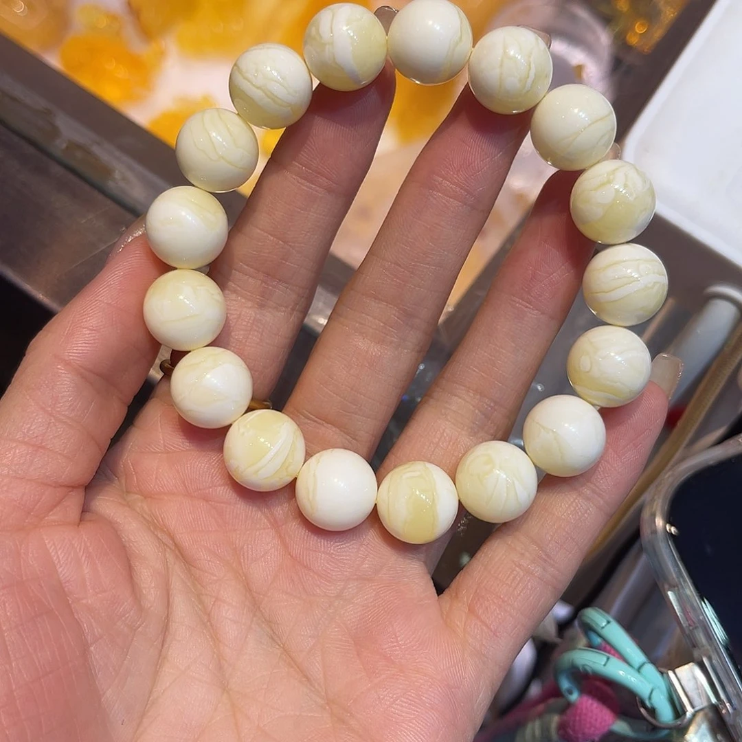 未镶嵌琥珀手链同料13