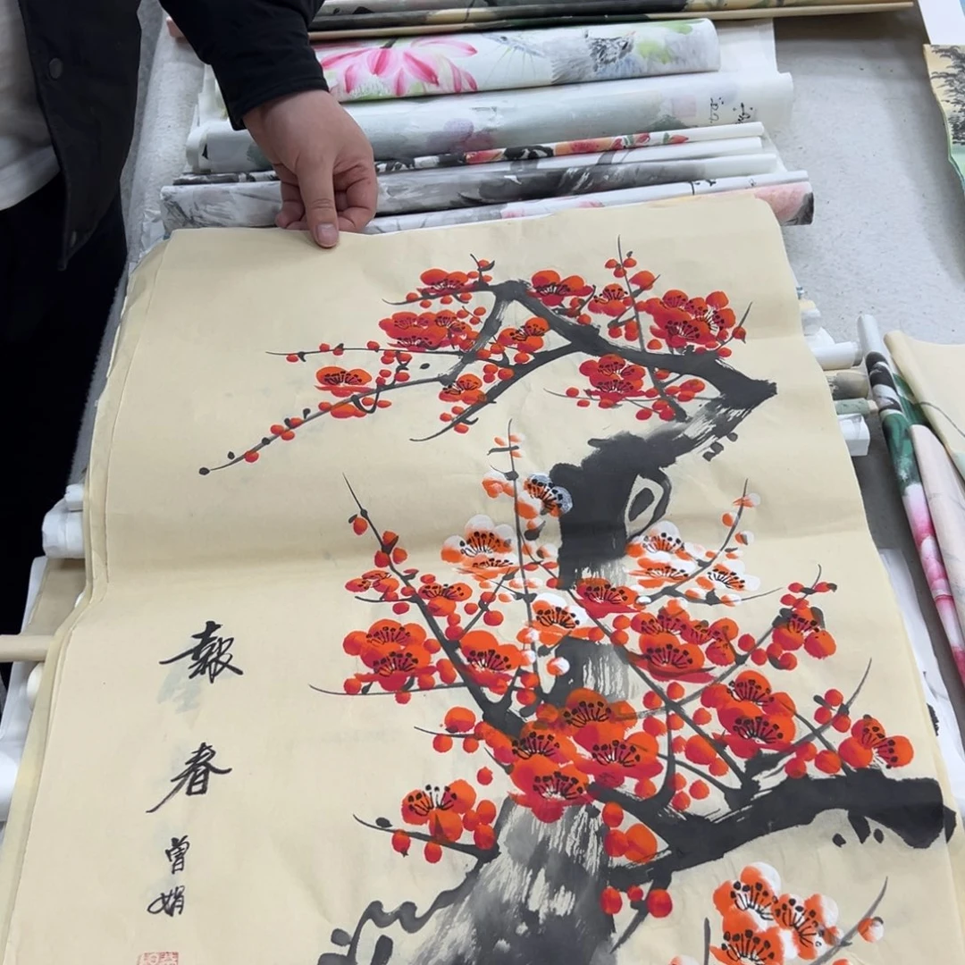 国画卖字画的小老板