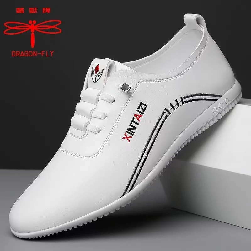 蜻蜓牌男鞋子爆款2025新款透气驾驶员开车专用鞋男款潮鞋休闲板鞋