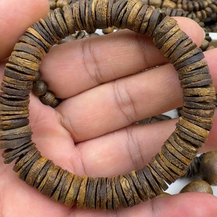 沉香手串金沙叶手串11克