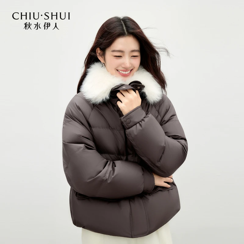 【籽言专属】秋水伊人外套女巴恩风羽绒服625410B150243