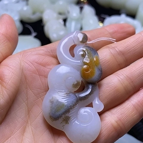 吊坠(不含链)未镶嵌和田玉