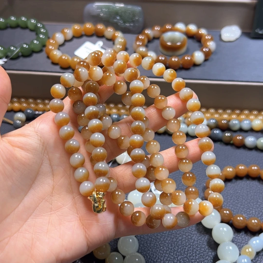 和田玉手链未镶嵌杜*润