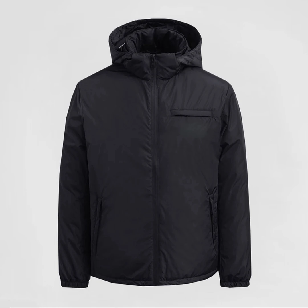 户外秋冬梅西款连帽可拆卸夹克外套时尚简约