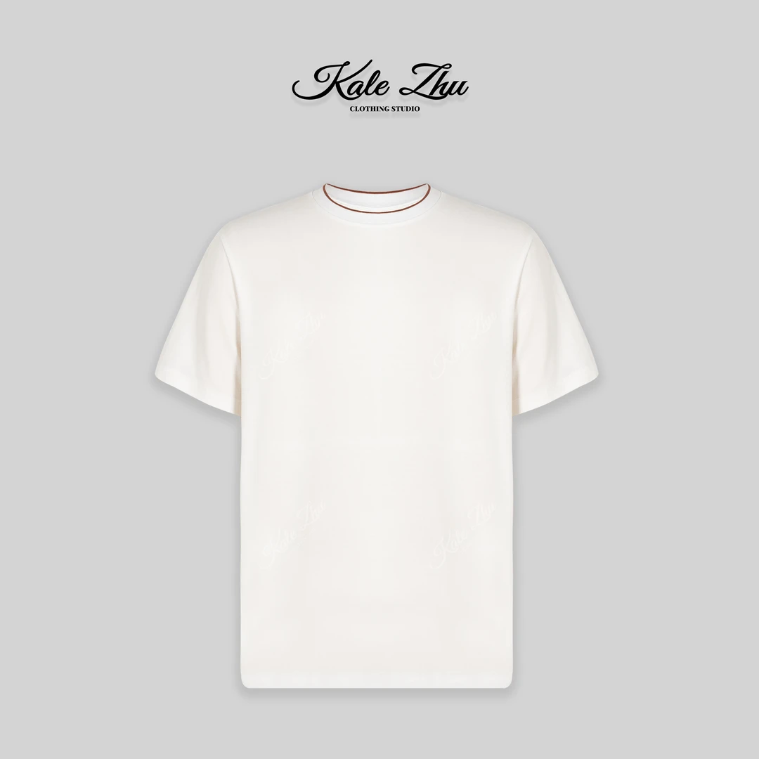 【KALE ZHU】高级感气质纯色百搭T恤 KZZA2T568