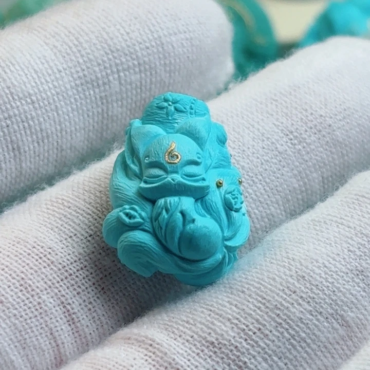 未镶嵌绿松石珠宝奇石