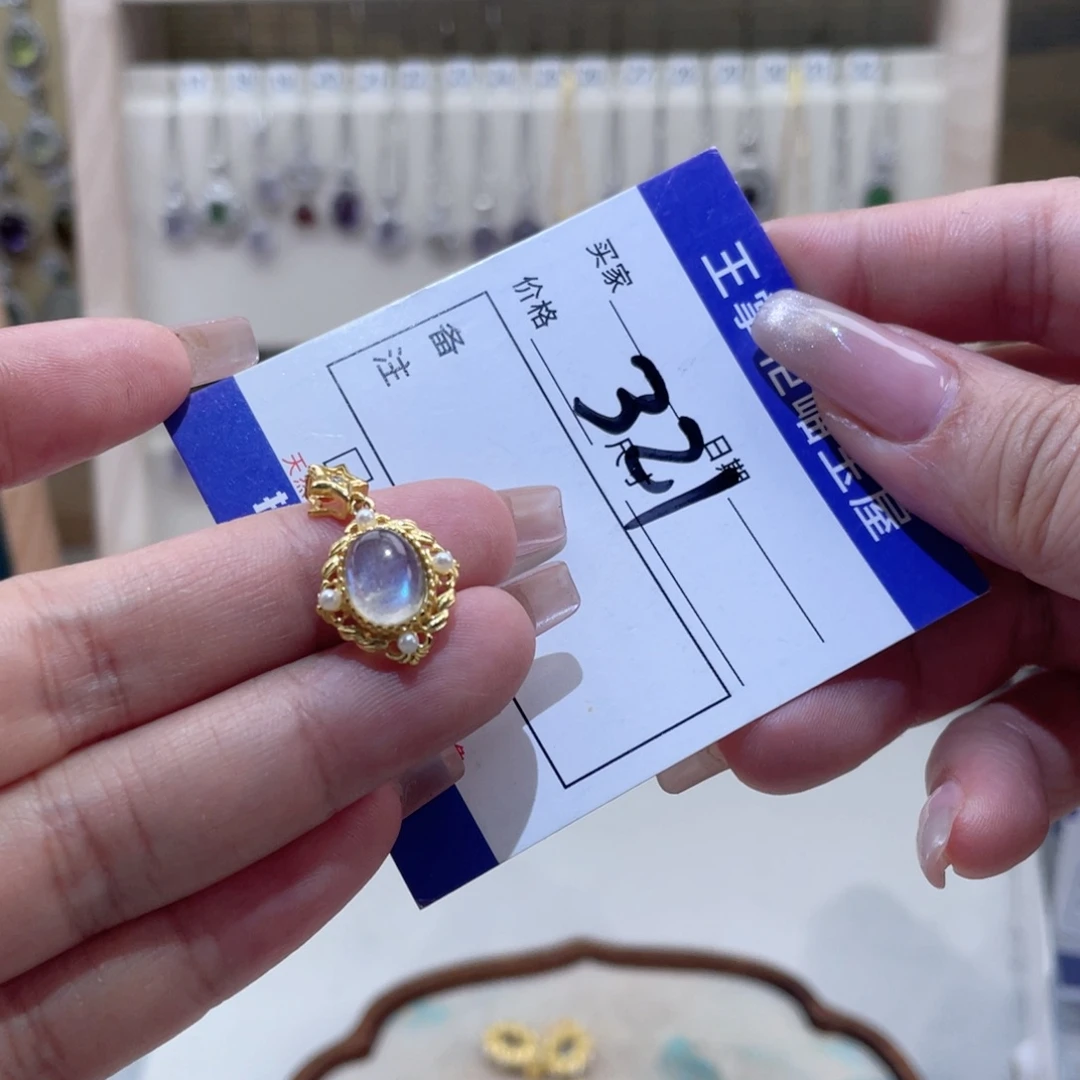 水晶银S925镶嵌颈饰