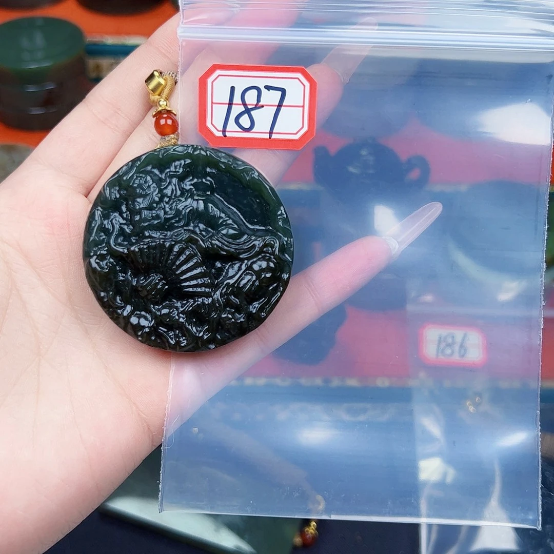 和田玉珠宝半成品未镶嵌