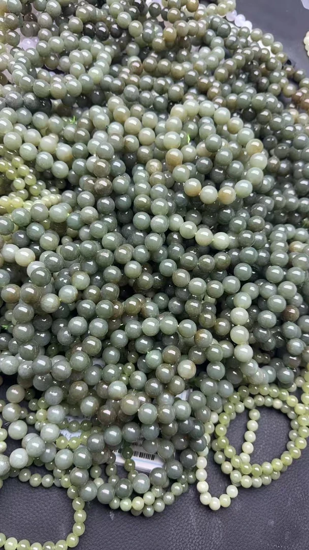 和田玉新疆且末蓝带糖手串卡12mm 多样性发一